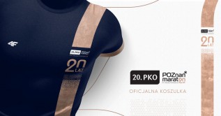 Jubileuszowa koszulka techniczna 20. PKO Poznań Maraton