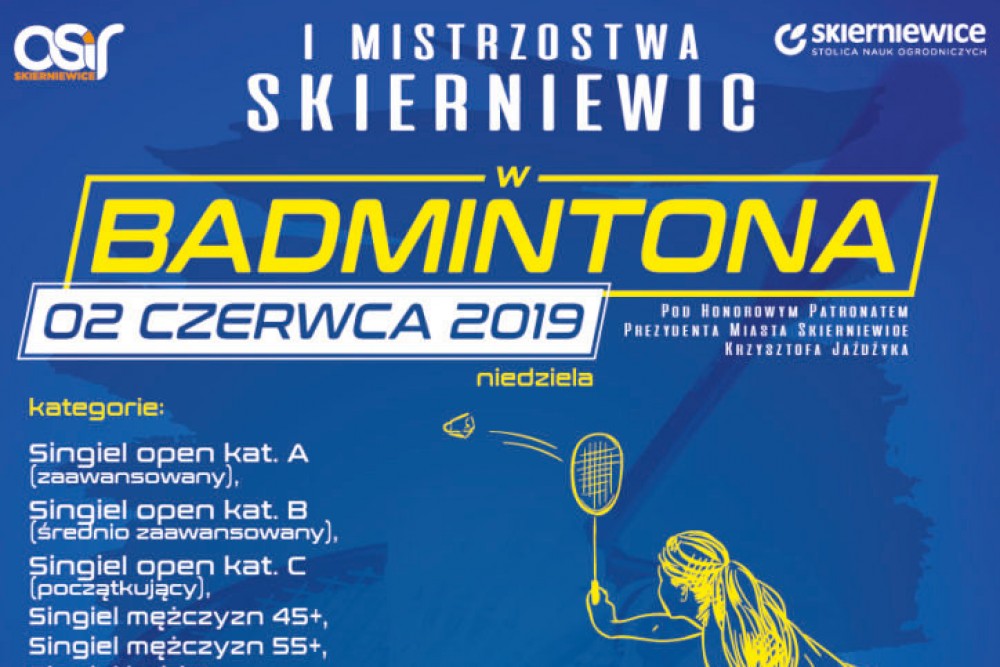 I Mistrzostwa Skierniewic w Badmintona