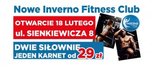 Kolejna siłownia w Skierniewicach - Nowe Inverno Fitness Club